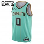 Charlotte Hornets Trikot Miles Bridges Jordan 2024-25 City Edition Teal Swingman - Kinder